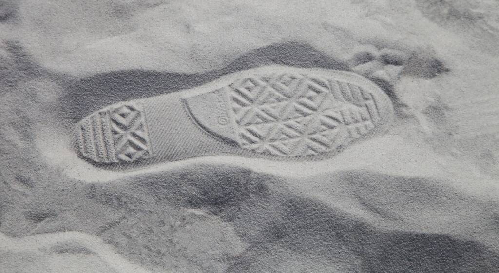 sand, footprint, foot step